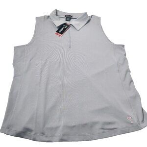 Golftini Women's Size XXL Tank Quarter Zip UPF New